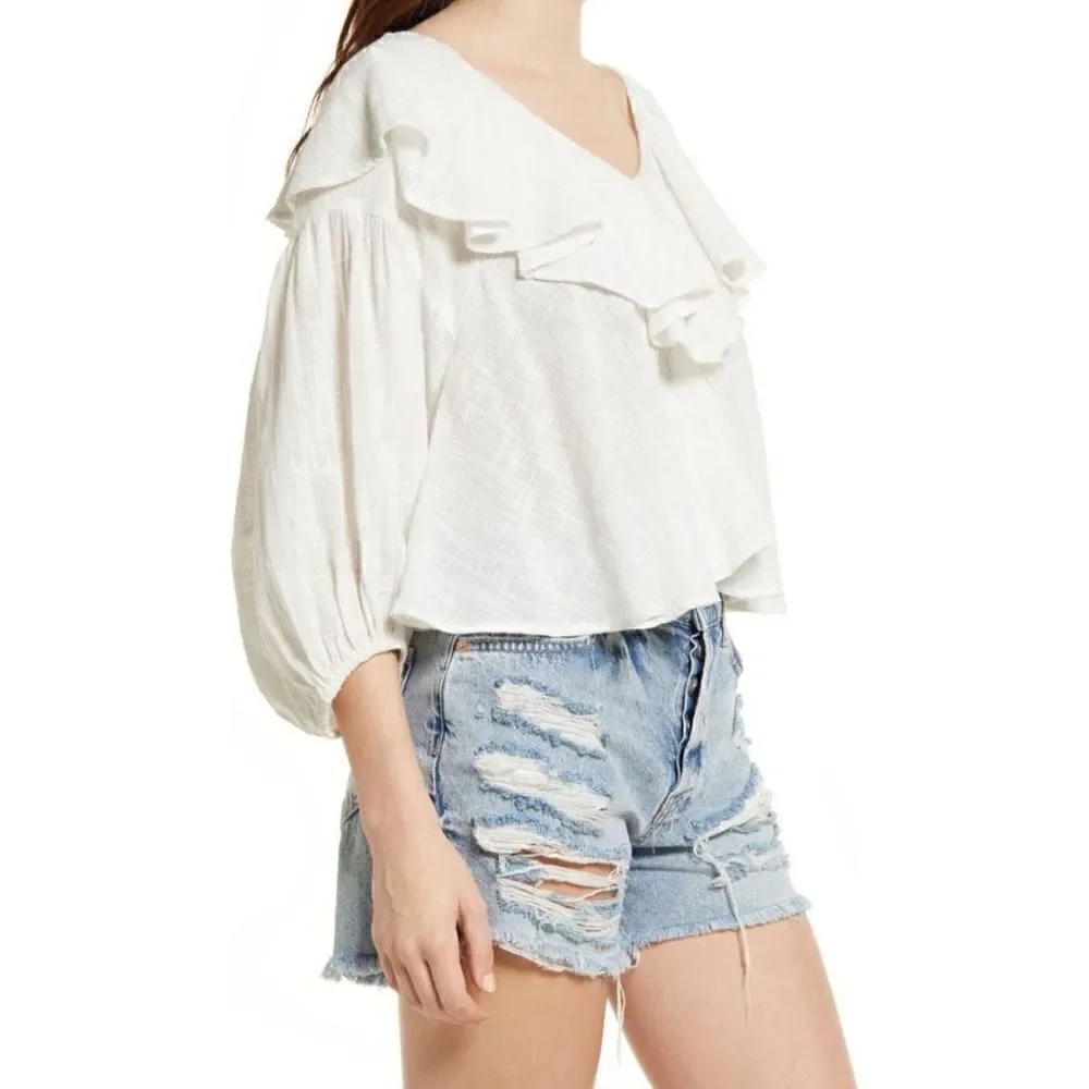 Free People | Zuri Ruffle Blouse